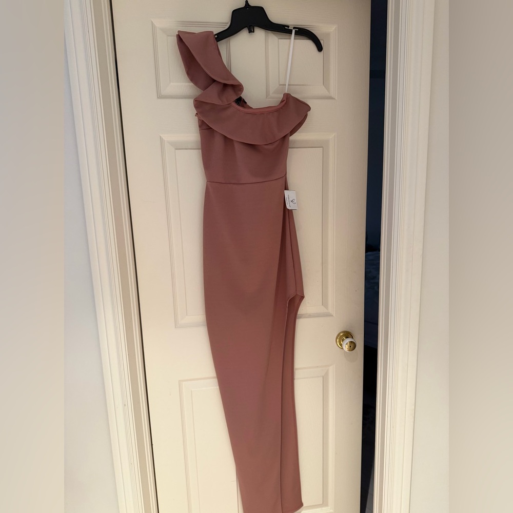 Long mauve dress
